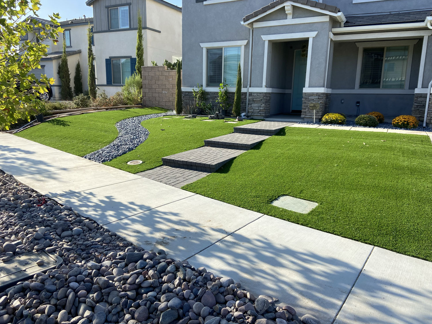 Turf installation project